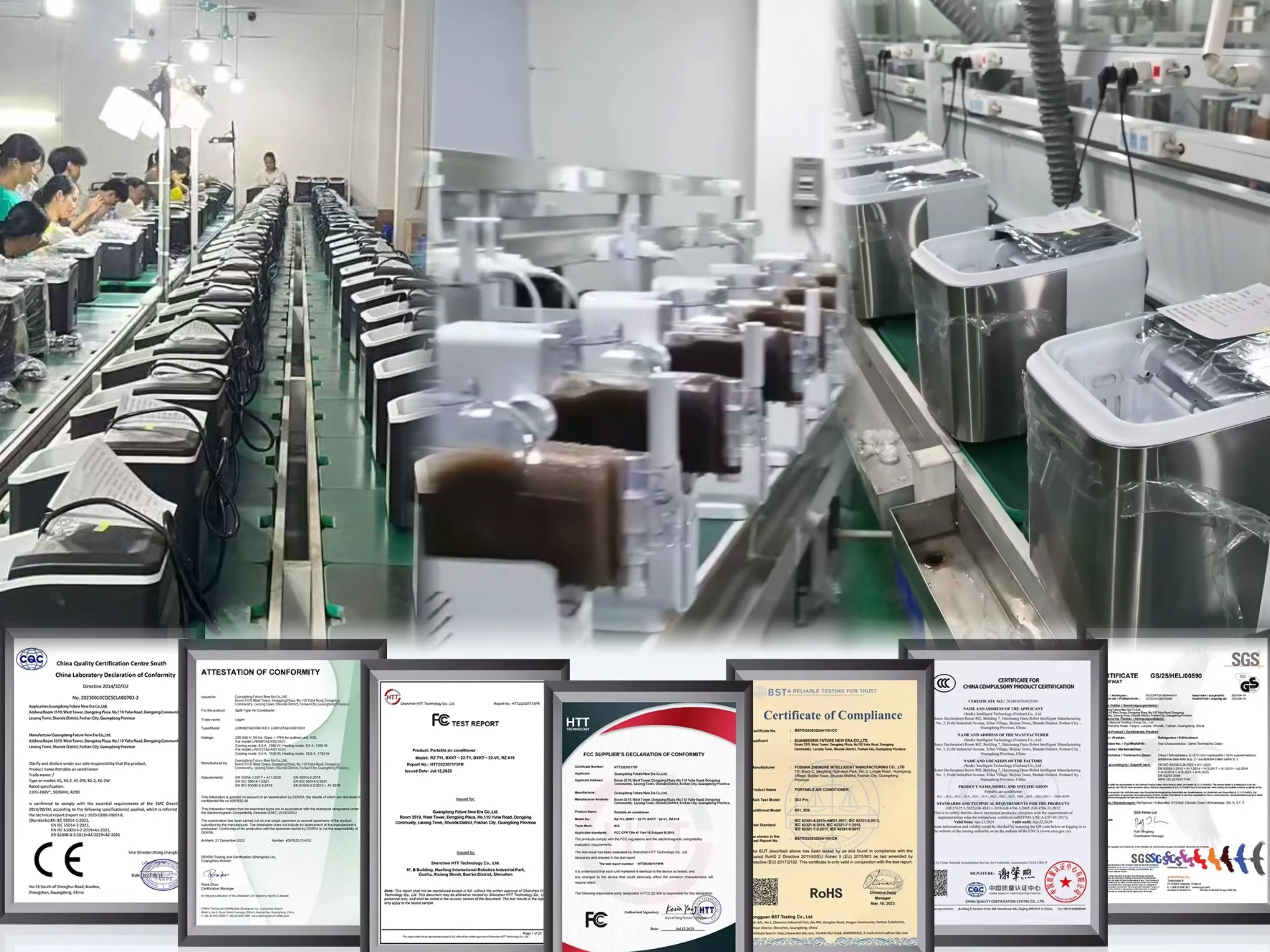 rickygear Modern Production Line with Quality Control
